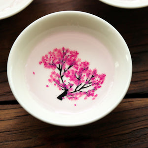 Sakura Cups - Colour Changing Sake Cups With Cherry Blossoms