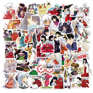 Inuyasha Invasion - 50 Quality Stickers To Paste Everywhere (Room, Laptop..)