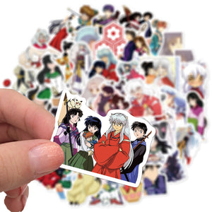 Inuyasha Invasion - 50 Quality Stickers To Paste Everywhere (Room, Laptop..)