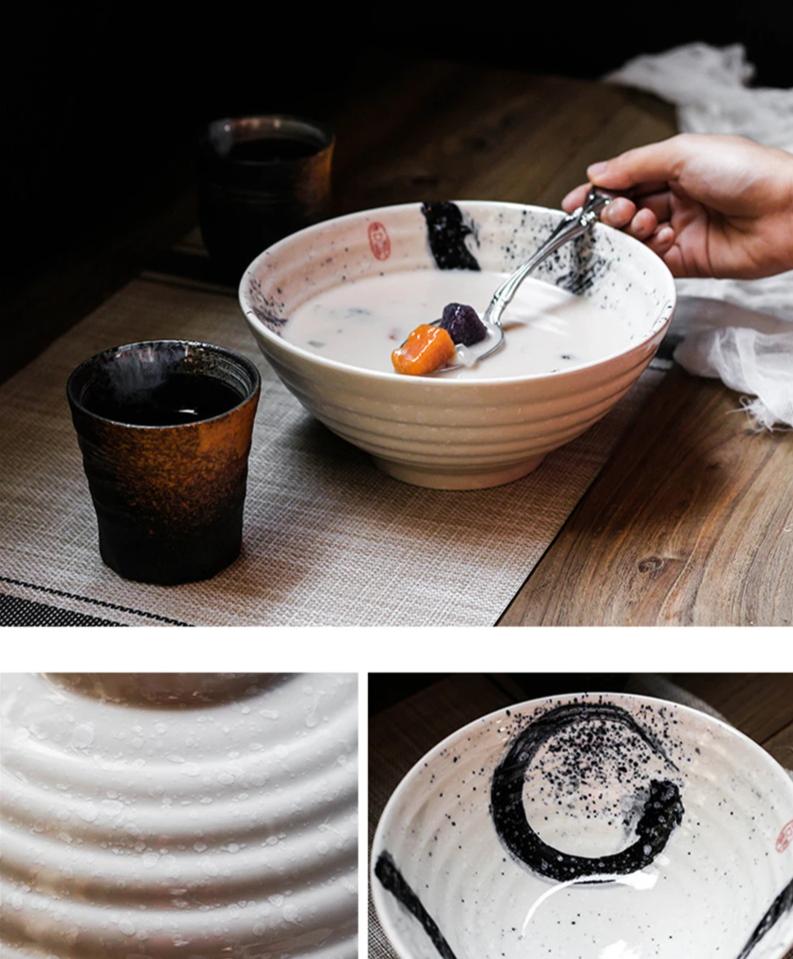 Beautiful Japanese Traditional Ramen Bowls Made In Ceramic
