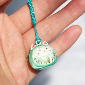 Cute Maneki Neko (Lucky Cat) Charms - 5 Colors Available