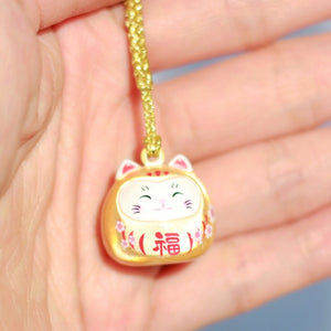 Cute Maneki Neko (Lucky Cat) Charms - 5 Colors Available