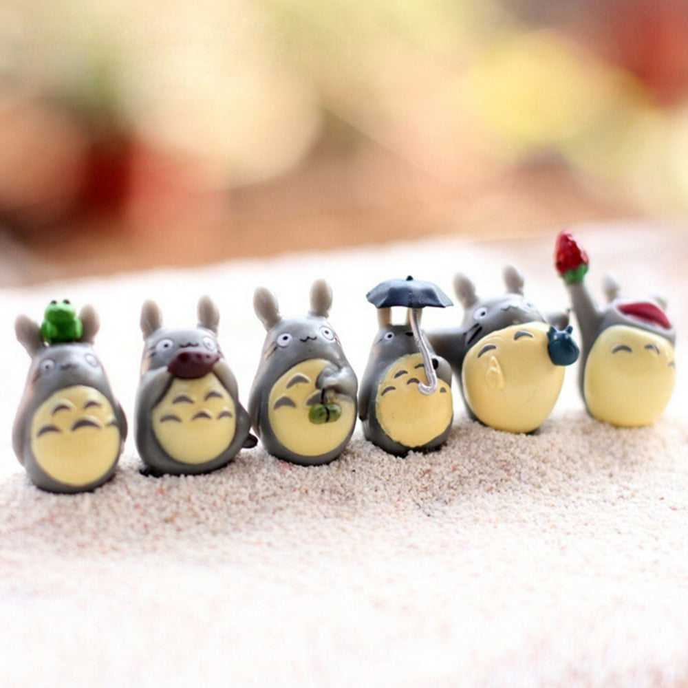 Totoro Figures - Set of 12 pieces